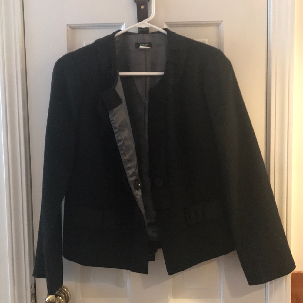 J Crew wool cropped jacket